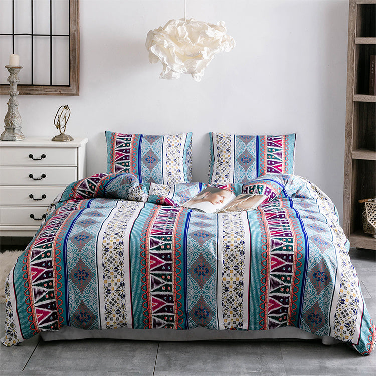 Home Textile Three-piece Hot-selling Amazon Hot Sale Duvet Cover Set Bedding 3 Sets