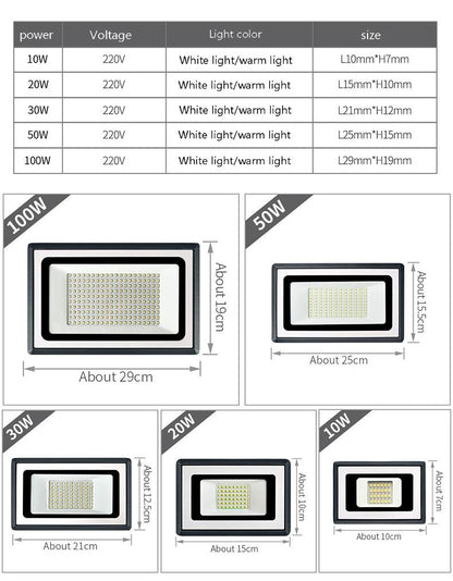 LED flood light outdoor light