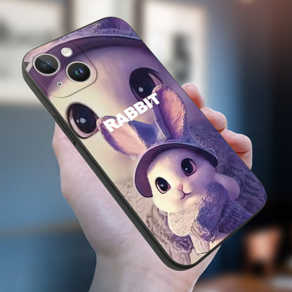 Case For Samsung Galaxy M21 2021 M23 5G M30 M30S M31 M32 4G Phone Cover Soft Silicon purple rabbit