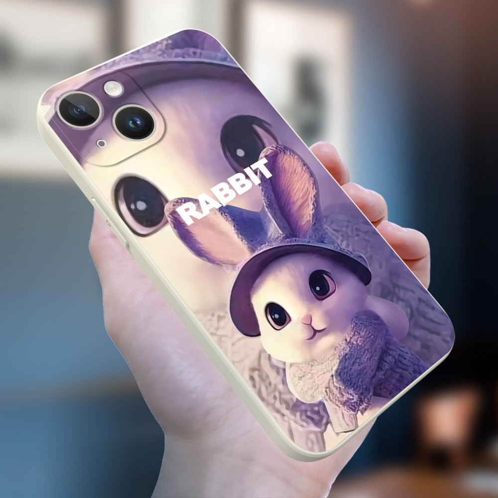 Case For Samsung Galaxy M21 2021 M23 5G M30 M30S M31 M32 4G Phone Cover Soft Silicon purple rabbit