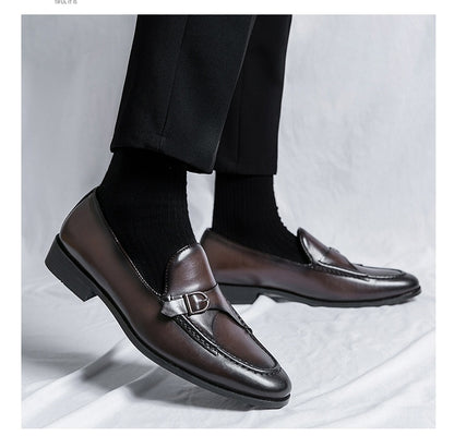 Slip-on High-grade Leather Shoes For Men