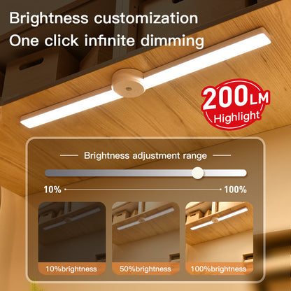 Intelligent Cabinet Light With Foldable Automatic Human Body Sensing Light, Clothing Cabinet Light, Wine Cabinet Light, Strip Light, Magnetic Wall Light