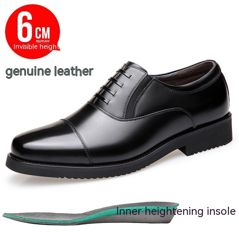 Genuine Leather Three-joint Men's Business Casual Formal Wear Leather Shoes