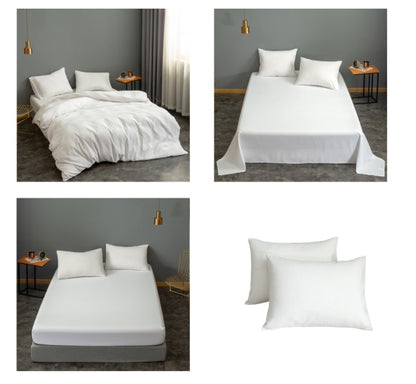 Fashion Home Textile Single Product Bedding Brushed Solid Color Quilt Cover