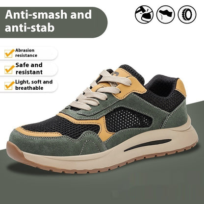 Anti-smashing And Anti-penetration Lightweight Breathable Protective Footwear