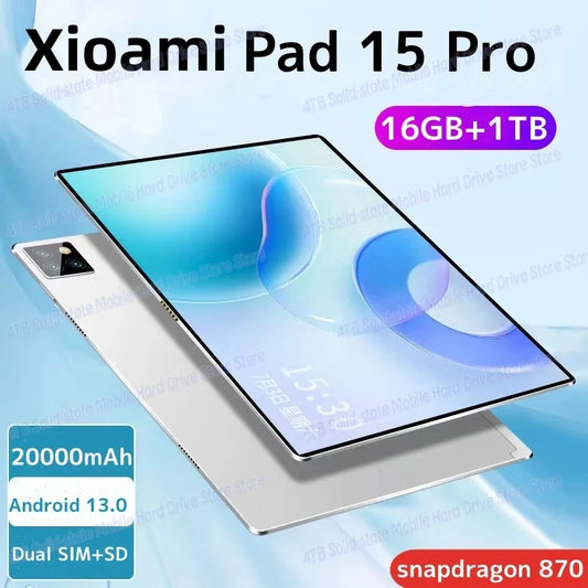 Global Version Tablets Xioami Pad 15 Pro 11 Inch HD Original Tablet 5G Wifi Android PC Tablets Google Play Tablets PC Global