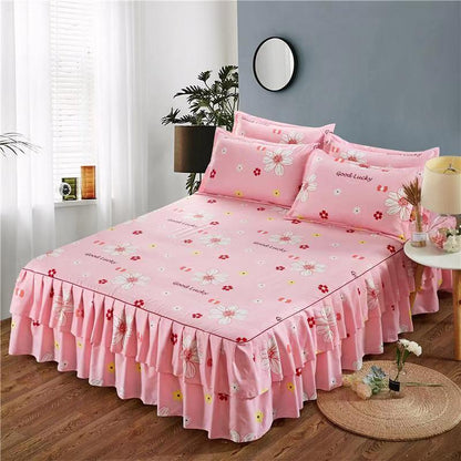 Bilateral bed skirt bedspread Simmons bed cover