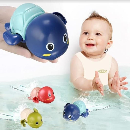 Cute Swimming Turtle Bath Toys for Kids Wind Up Toys for 1 Year Old Kids