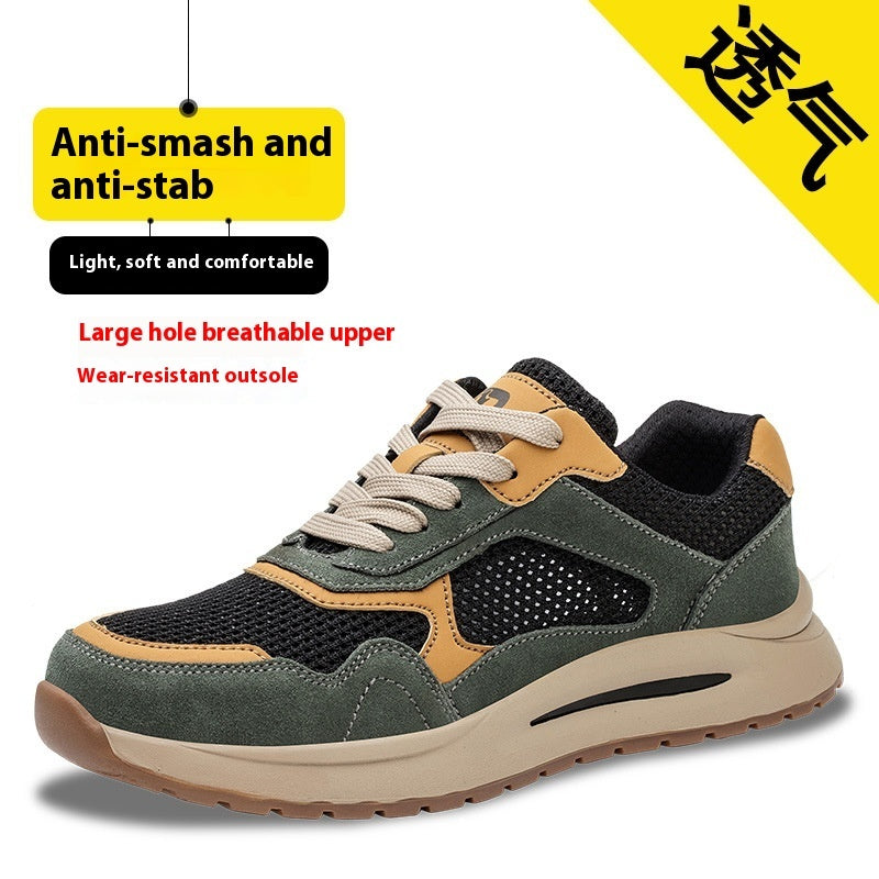 Anti-smashing And Anti-penetration Lightweight Breathable Protective Footwear