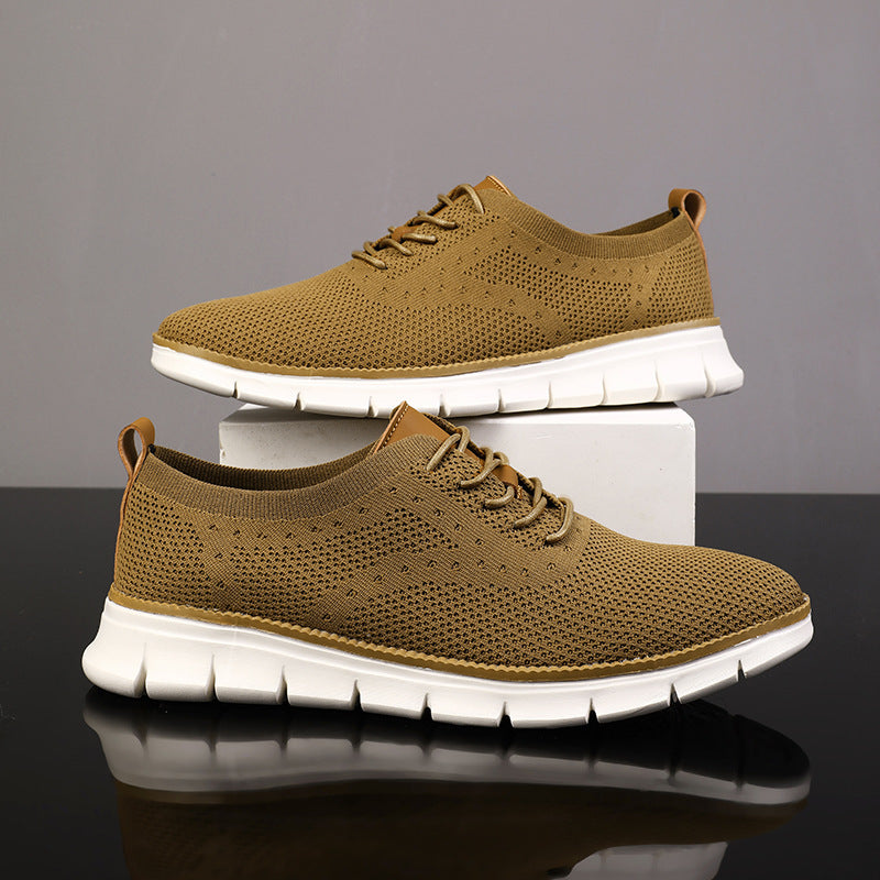 Plus Size Breathable Mesh Surface Simple Men's Outdoor Casual Shoes