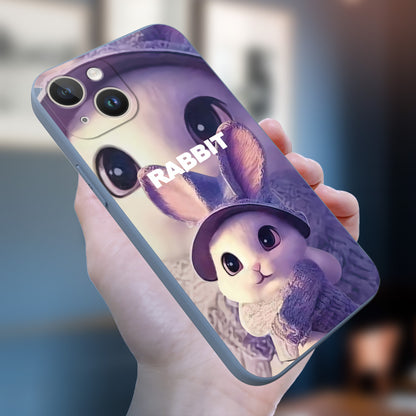 Case For Samsung Galaxy M21 2021 M23 5G M30 M30S M31 M32 4G Phone Cover Soft Silicon purple rabbit