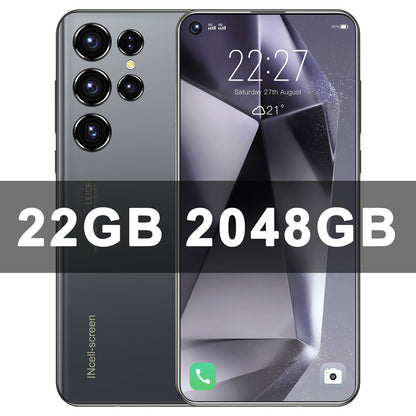 Original S26 Ultra Smartphone 5G 7.3inch HD 22G+2TB Cell Phone Dual SIM Mobile Phones 78+108MP 7800mAh Android 14 Unlocked NFC