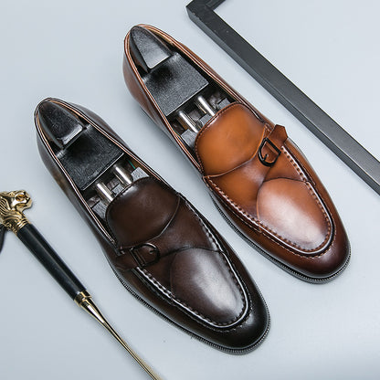 Slip-on High-grade Leather Shoes For Men