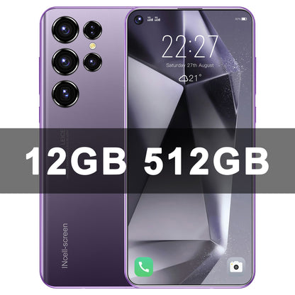 Original S26 Ultra Smartphone 5G 7.3inch HD 22G+2TB Cell Phone Dual SIM Mobile Phones 78+108MP 7800mAh Android 14 Unlocked NFC