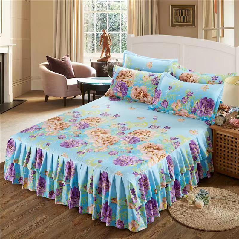 Bilateral bed skirt bedspread Simmons bed cover