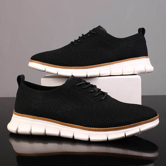 Plus Size Breathable Mesh Surface Simple Men's Outdoor Casual Shoes