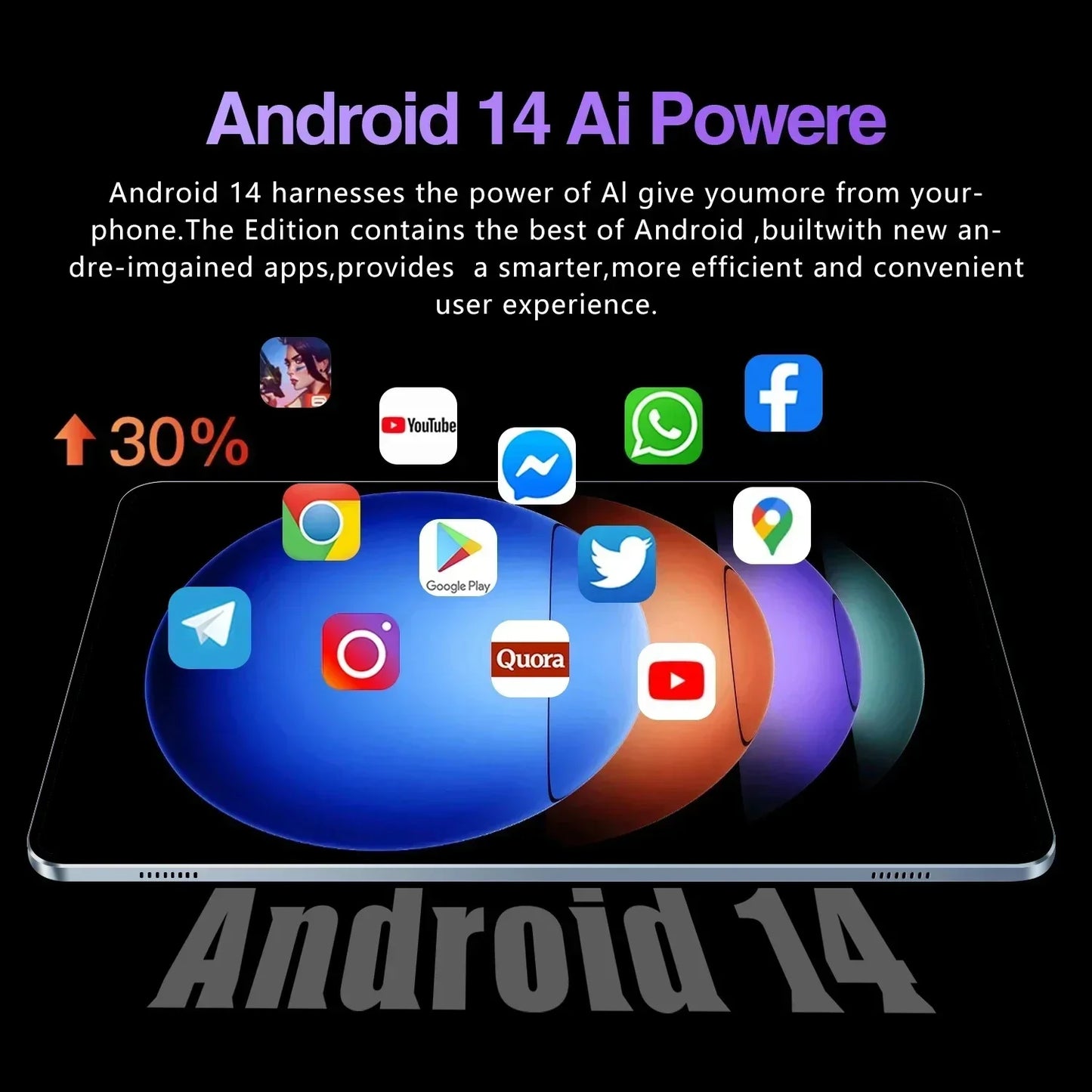 2024 Original Pad 6S Pro Tablet PC Android14 Snapdragon888 11Inch HD 16GB+1TB 20000mAh 5G Dual SIM Bluetooth WiFi GPS Mi Tables