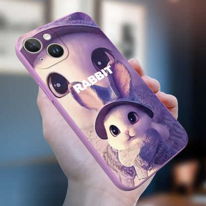 Case For Samsung Galaxy M21 2021 M23 5G M30 M30S M31 M32 4G Phone Cover Soft Silicon purple rabbit