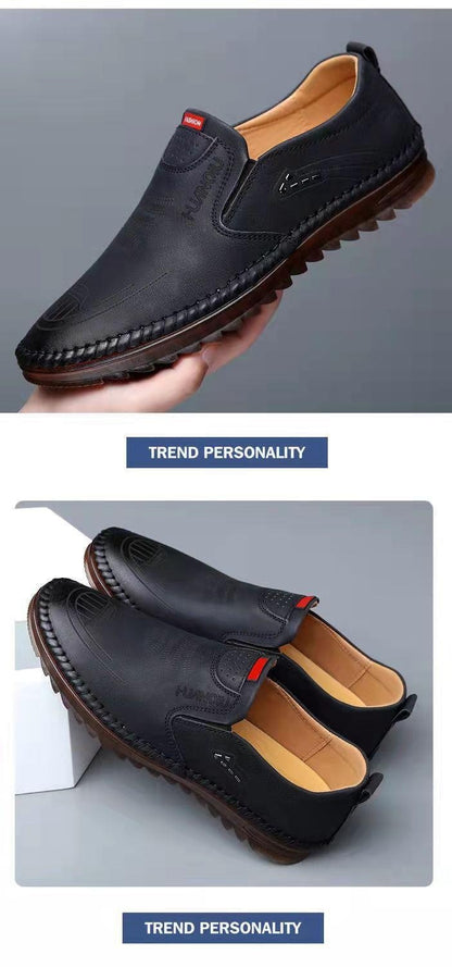 Men's Versatile Casual Soft Leather Shoes