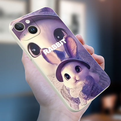 Case For Samsung Galaxy M21 2021 M23 5G M30 M30S M31 M32 4G Phone Cover Soft Silicon purple rabbit