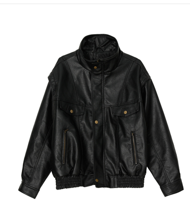 Men's new winter cashmere thick warm leather