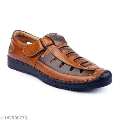 Sandals for Men (Brown, 6)