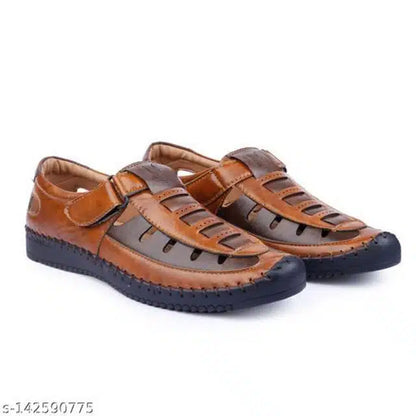 Sandals for Men (Brown, 6)