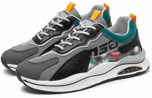 Sports Shoes for Men (Grey & Black, 7)