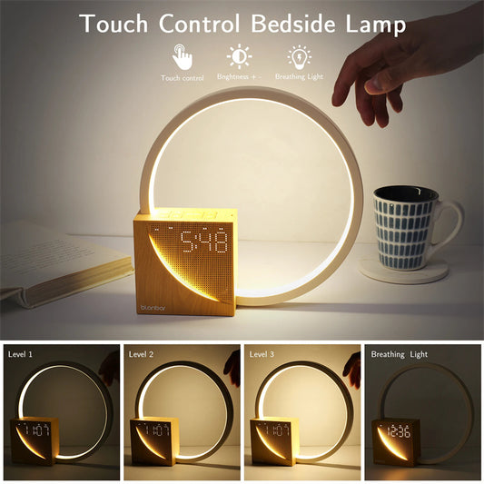 Bedside Lamp Touch Table Lamp With Natural Sounds,