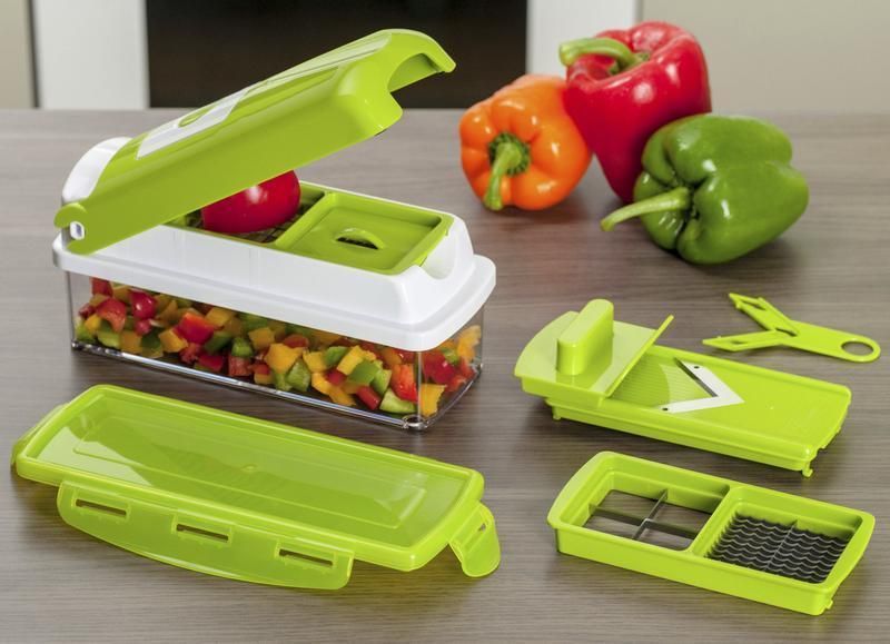 Multifunctional 12 in 1 nicer dicer chopper and drain basket - DIGITAL HUB SHOP