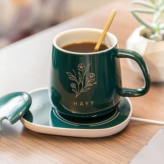 Cup Warmer Tea Coffee Mug Heater Pad, For Home And Office - DIGITAL HUB SHOP