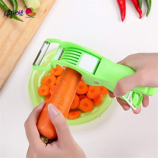 Plastic 2 in 1 Vegetable & Fruit Multi Cutter - DIGITAL HUB SHOP