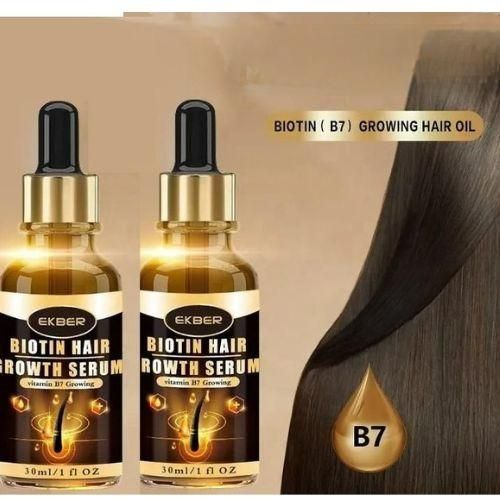 Herbal Biotin Anti Hair Loss Boosting Hair Growth Serum 30ML (Pack of 2) - DIGITAL HUB SHOP