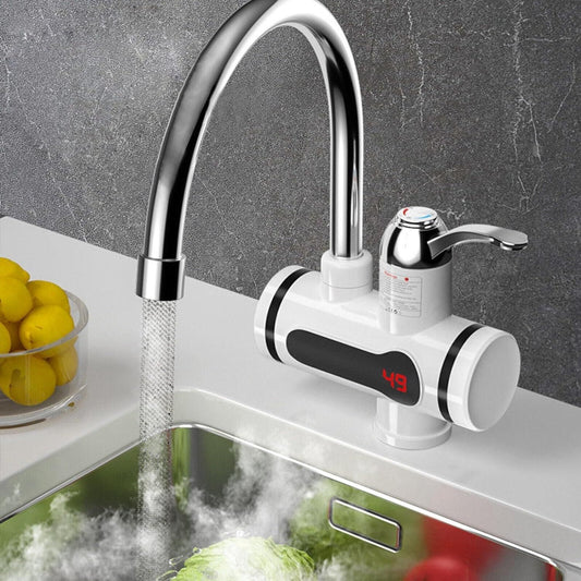 Electric Water Heater And Tankless Fast Water Heating Tap Instant Hot Kitchen Faucet - DIGITAL HUB SHOP