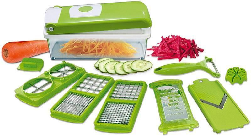 Multifunctional 12 in 1 nicer dicer chopper and drain basket - DIGITAL HUB SHOP