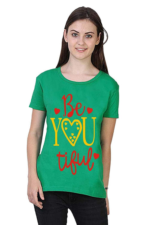 Women's Cotton Printed T-Shirt - DIGITAL HUB SHOP