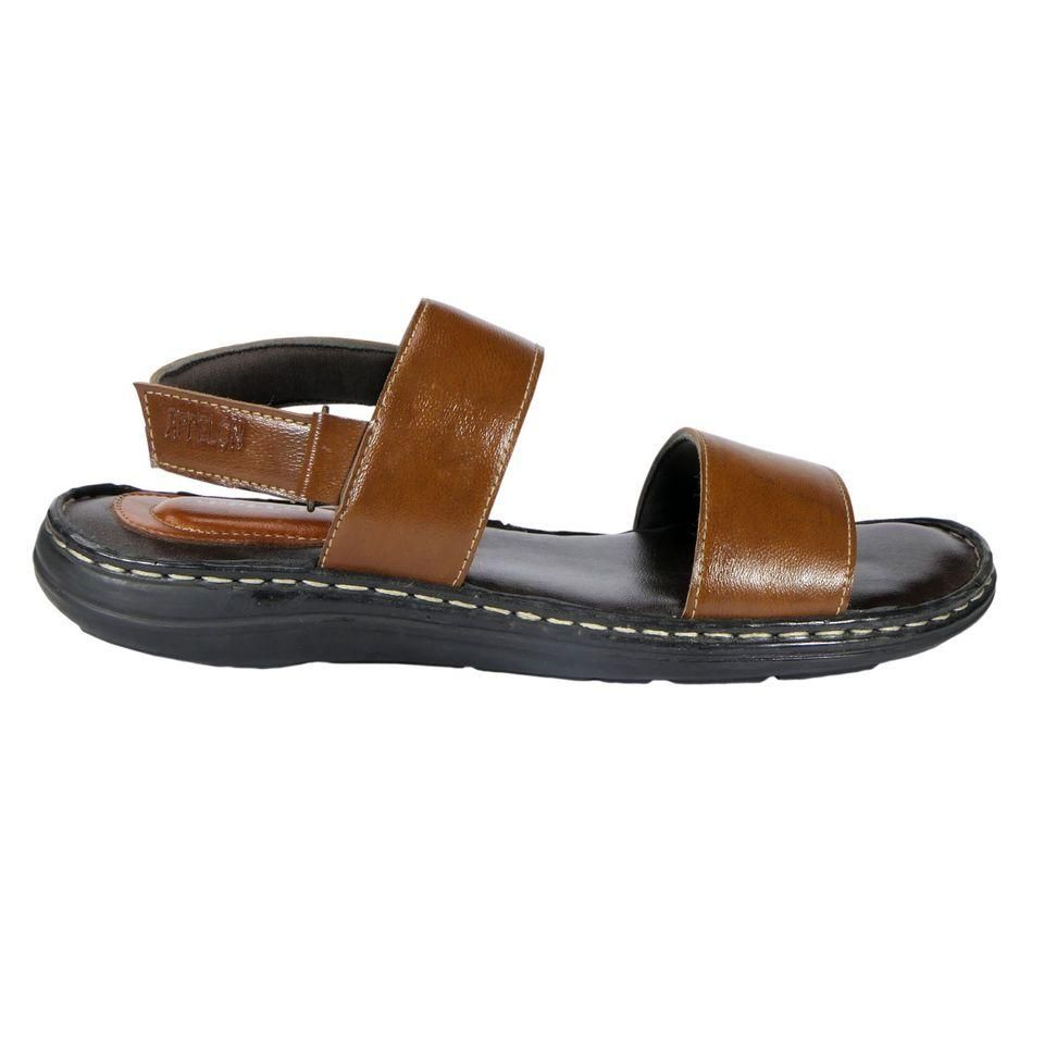 AM PM Men's Daily wear Leather Sandals - DIGITAL HUB SHOP