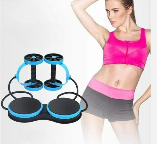 Wheel Roller for Core Workouts, Abdominal Roller Wheel with Knee Pad - DIGITAL HUB SHOP